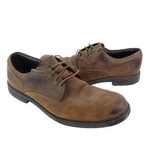 Timberland Brown Stormbuck Waterproof Plain Toe Oxford Brown Size 10.5M 78533‎